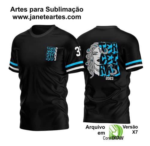 Arte Vetor Camisa Terceirão Medusa 2023 Modelo Top: Uma Fusão de Arte e Moda