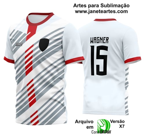 Arte Vetor Estampa Camisa Time Amador Futebol 2024 Arte Vetor Estampa Camisa Time Amador Futebol 2024