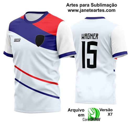 Arte Vetor Estampa Camisa Time Amador Futebol 2024 Arte Vetor Estampa Camisa Time Amador Futebol 2024