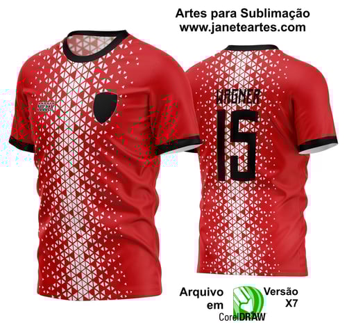 Arte Vetor Estampa Camisa Time Amador Futebol 2024 Arte Vetor Estampa Camisa Time Amador Futebol 2024