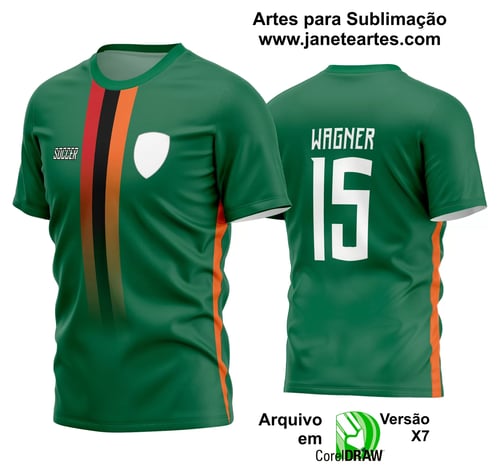 Arte Vetor Estampa Camisa Time Amador Futebol 2024 Arte Vetor Estampa Camisa Time Amador Futebol 2024