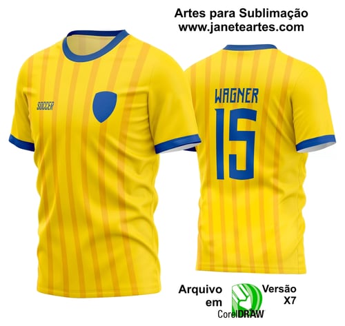 Arte Vetor Estampa Camisa Time Amador Futebol 2024 Arte Vetor Estampa Camisa Time Amador Futebol 2024