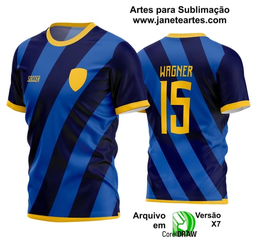 Arte Vetor Estampa Camisa Time Amador Futebol 2024 Arte Vetor Estampa Camisa Time Amador Futebol 2024
