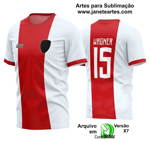 Arte Vetor Estampa Camisa Time Amador Futebol 2024