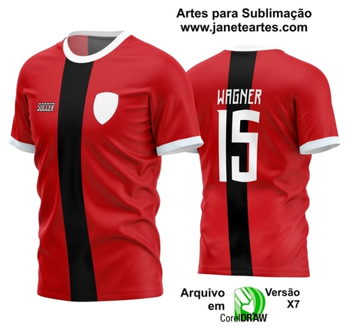 Arte Vetor Estampa Camisa Time Amador Futebol 2024 Arte Vetor Estampa Camisa Time Amador Futebol 2024