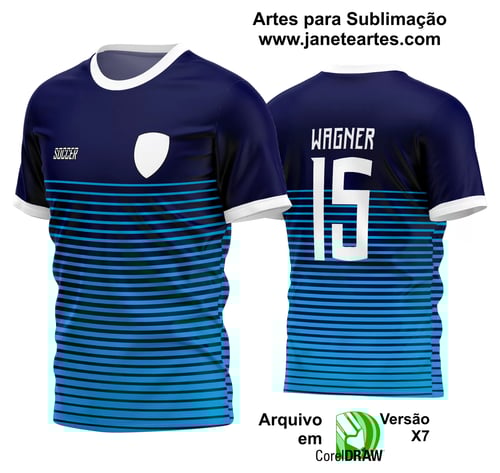 Arte Vetor Estampa Camisa Time Amador Futebol 2024 Arte Vetor Estampa Camisa Time Amador Futebol 2024
