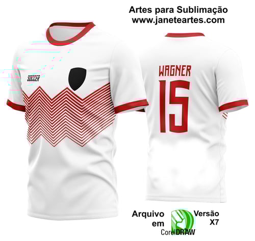 Arte Vetor Estampa Camisa Time Amador Futebol 2024 Arte Vetor Estampa Camisa Time Amador Futebol 2024