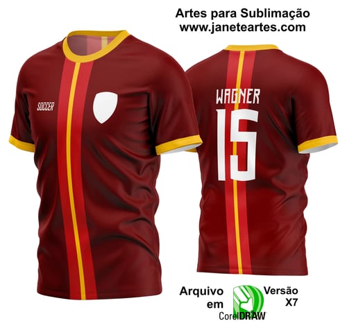 Arte Vetor Estampa Camisa Time Amador Futebol 2024 Arte Vetor Estampa Camisa Time Amador Futebol 2024