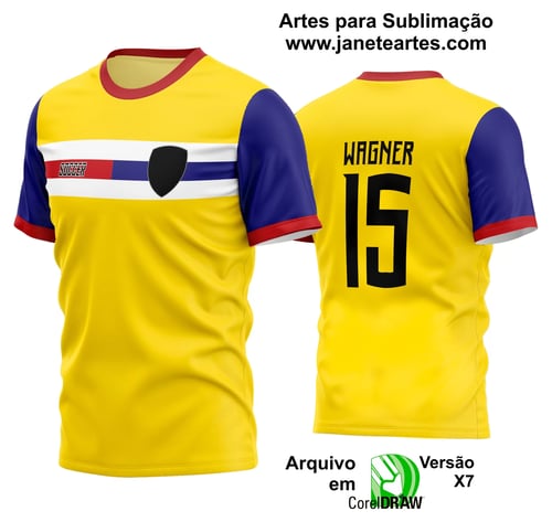 Arte Vetor Estampa Camisa Time Amador Futebol 2024 Arte Vetor Estampa Camisa Time Amador Futebol 2024