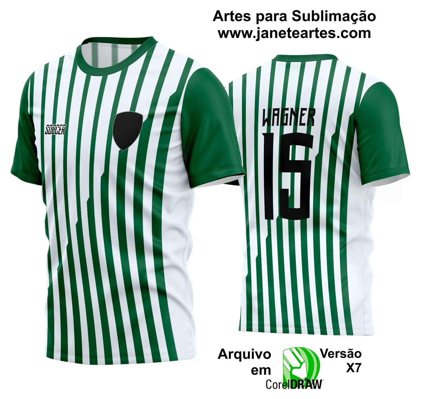 Arte Vetor Estampa Camisa Time Amador Futebol 2024