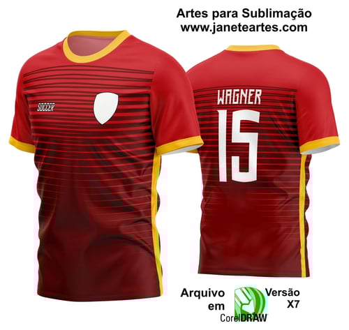 Arte Vetor Estampa Camisa Time Amador Futebol 2024 Arte Vetor Estampa Camisa Time Amador Futebol 2024