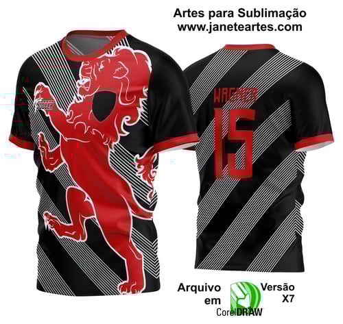 Arte Vetor Estampa Camisa Time Amador Futebol 2024 Arte Vetor Estampa Camisa Time Amador Futebol 2024