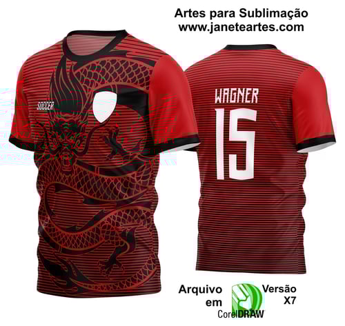 Arte Vetor Estampa Camisa Time Amador Futebol 2024 Arte Vetor Estampa Camisa Time Amador Futebol 2024