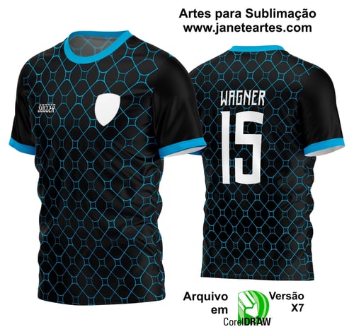 Arte Vetor Estampa Camisa Time Amador Futebol 2024 Arte Vetor Estampa Camisa Time Amador Futebol 2024