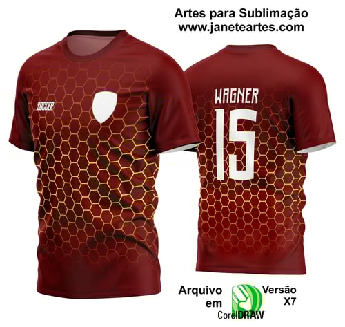 Arte Vetor Estampa Camisa Time Amador Futebol 2024 Arte Vetor Estampa Camisa Time Amador Futebol 2024