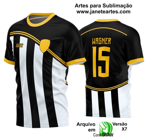 Arte Vetor Estampa Camisa Time Amador Futebol 2024 Arte Vetor Estampa Camisa Time Amador Futebol 2024