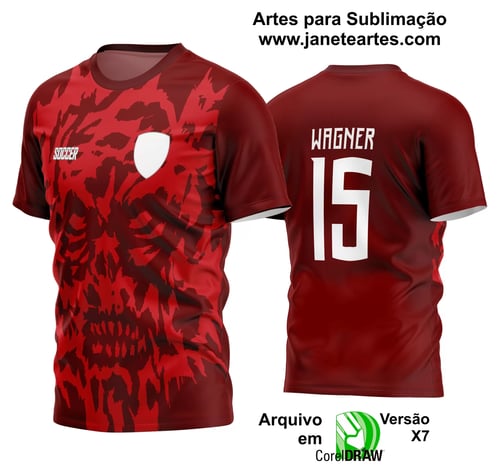 Arte Vetor Estampa Camisa Time Amador Futebol 2024 Arte Vetor Estampa Camisa Time Amador Futebol 2024