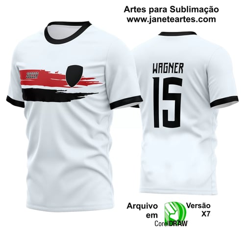Arte Vetor Estampa Camisa Time Amador Futebol 2024 Arte Vetor Estampa Camisa Time Amador Futebol 2024
