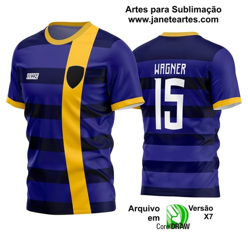 Arte Vetor Estampa Camisa Time Amador Futebol 2024 Arte Vetor Estampa Camisa Time Amador Futebol 2024
