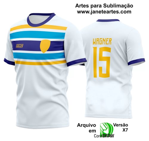 Arte Vetor Estampa Camisa Time Amador Futebol 2024 Arte Vetor Estampa Camisa Time Amador Futebol 2024