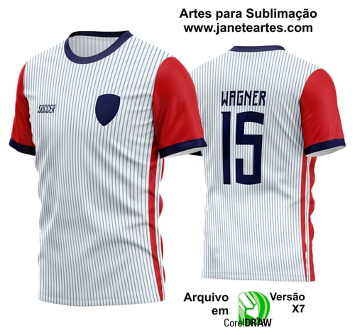 Arte Vetor Estampa Camisa Time Amador Futebol 2024 Arte Vetor Estampa Camisa Time Amador Futebol 2024
