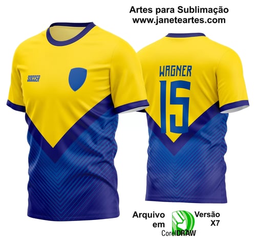 Arte Vetor Estampa Camisa Time Amador Futebol 2024 Arte Vetor Estampa Camisa Time Amador Futebol 2024