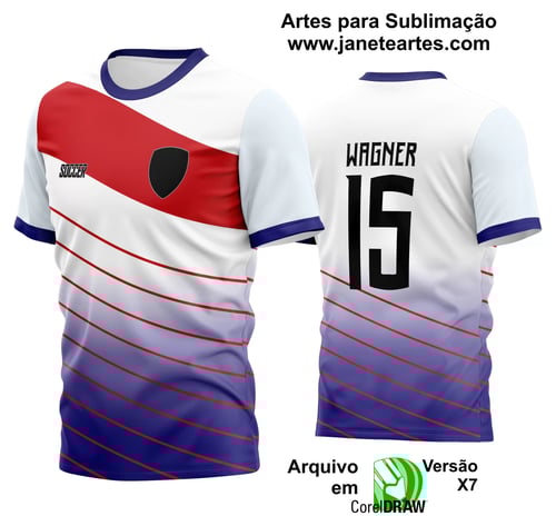 Arte Vetor Estampa Camisa Time Amador Futebol 2024 Arte Vetor Estampa Camisa Time Amador Futebol 2024