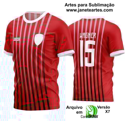 Arte Vetor Estampa Camisa Time Amador Futebol 2024 Arte Vetor Estampa Camisa Time Amador Futebol 2024