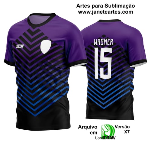 Arte Vetor Estampa Camisa Time Amador Futebol 2024 Arte Vetor Estampa Camisa Time Amador Futebol 2024