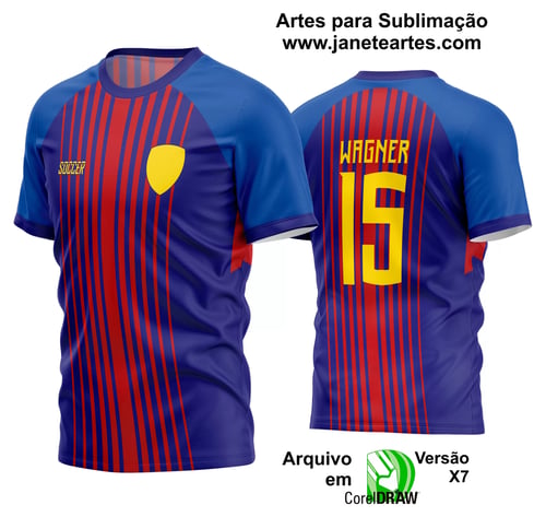 Arte Vetor Estampa Camisa Time Amador Futebol 2024 Arte Vetor Estampa Camisa Time Amador Futebol 2024