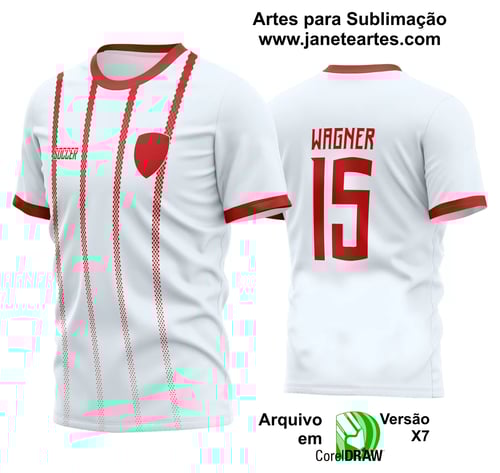 Arte Vetor Estampa Camisa Time Amador Futebol 2024 Arte Vetor Estampa Camisa Time Amador Futebol 2024