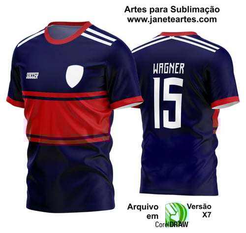 Arte Vetor Estampa Camisa Time Amador Futebol 2024 Arte Vetor Estampa Camisa Time Amador Futebol 2024