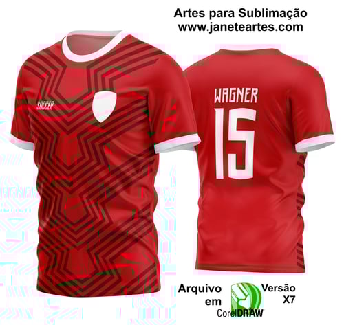 Arte Vetor Estampa Camisa Time Amador Futebol 2024 Arte Vetor Estampa Camisa Time Amador Futebol 2024