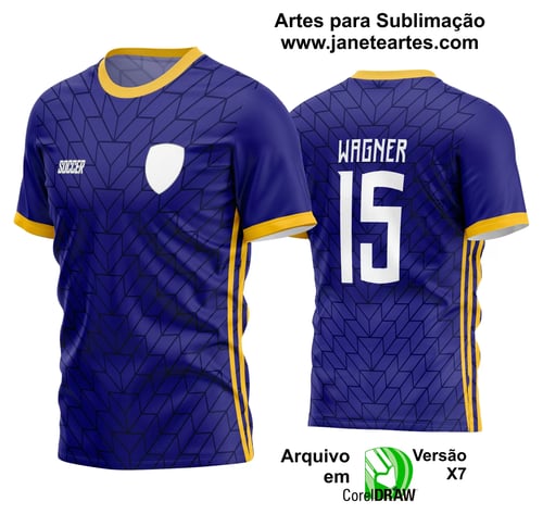 Arte Vetor Estampa Camisa Time Amador Futebol 2024 Arte Vetor Estampa Camisa Time Amador Futebol 2024