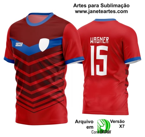 Arte Vetor Estampa Camisa Time Amador Futebol 2024 Arte Vetor Estampa Camisa Time Amador Futebol 2024