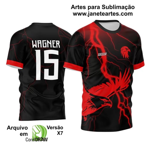 Arte Vetor Camisa InterClasse 2024 Águia Vermelha