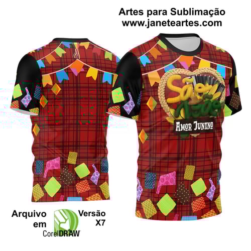 Arte Estampa Camisa Festa Junina Arraiá 2025 Arte Estampa Camisa Festa Junina Arraiá 2025