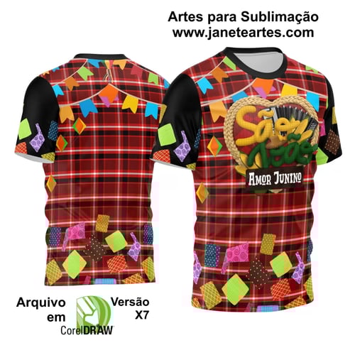 Arte Estampa Camisa Festa Junina Arraiá 2025 Arte Estampa Camisa Festa Junina Arraiá 2025