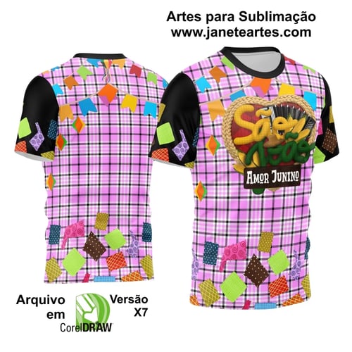 Arte Estampa Camisa Festa Junina Arraiá 2025 Arte Estampa Camisa Festa Junina Arraiá 2025