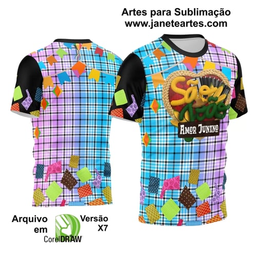 Arte Estampa Camisa Festa Junina Arraiá 2025 Arte Estampa Camisa Festa Junina Arraiá 2025