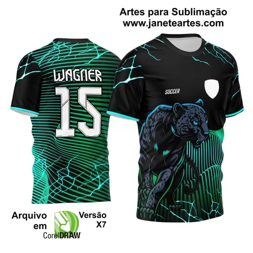 Arte Vetor Camisa Interclasse Pantera 2024 Com Onda