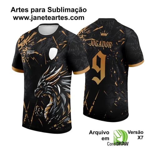 Arte Vetor Camisa Interclasse Dragão 2024