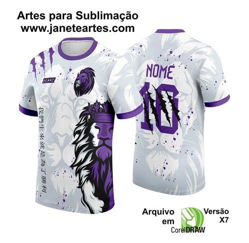 Arte Estampa Camisa InterClasse 2024 Leão
