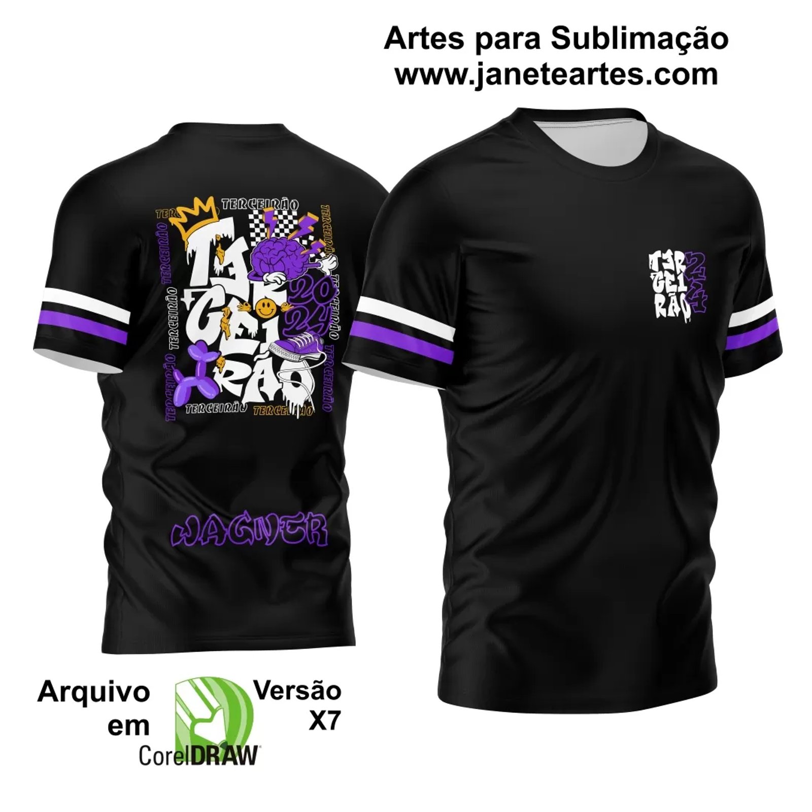 Arte Vetor Camisa Terceirão 2024 King M2