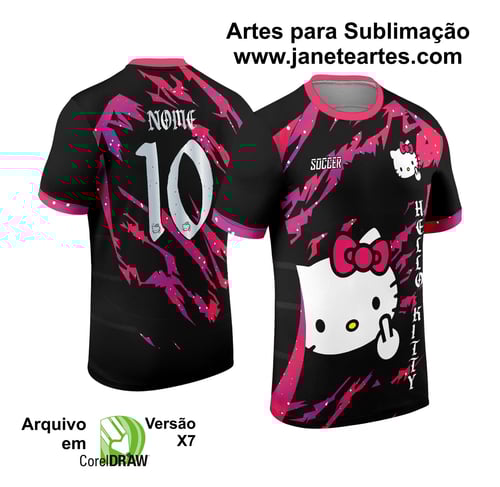 Arte Vetor Camisa Interclasse Hello Kitty 2024