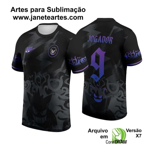 Arte Vetor Camisa para InterClasse Gengar 2024