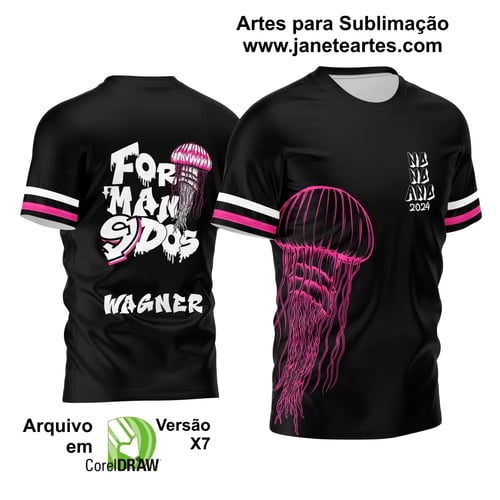 Arte Vetor Camisa Formandos Nono Ano 2024 Água-Viva