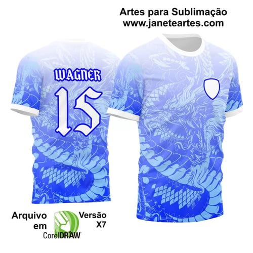 Arte Vetor Camisa Interclasse Dragão 2024