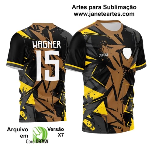 Arte Vetor Estampa Camisa Time Amador Futebol 2024