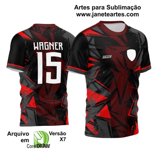 Arte Vetor Estampa Camisa Time Amador Futebol 2024